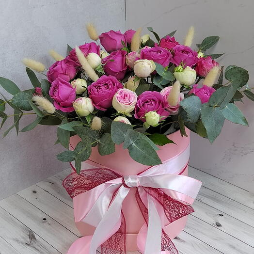 Flowers in a box Misty