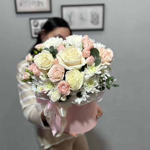 Flowers in a box "Tenderness"