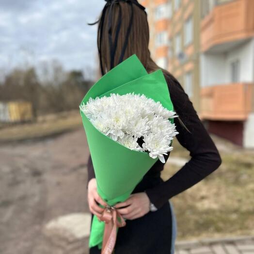 Хризантемы в фоамиране
