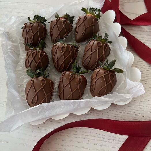 Chocolate-covered strawberries. Mom/grandma/girlfriend