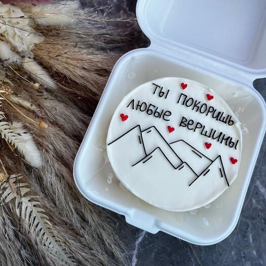 Bento cake for the conqueror of the peaks