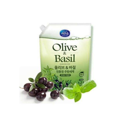 Mukunghwa Средство для мытья посуды Olive Basil Dishwashing Detergent - 1,2 л