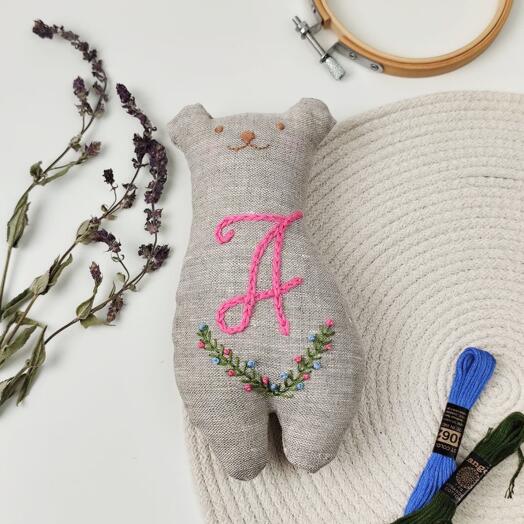 Игрушка из льна "А"