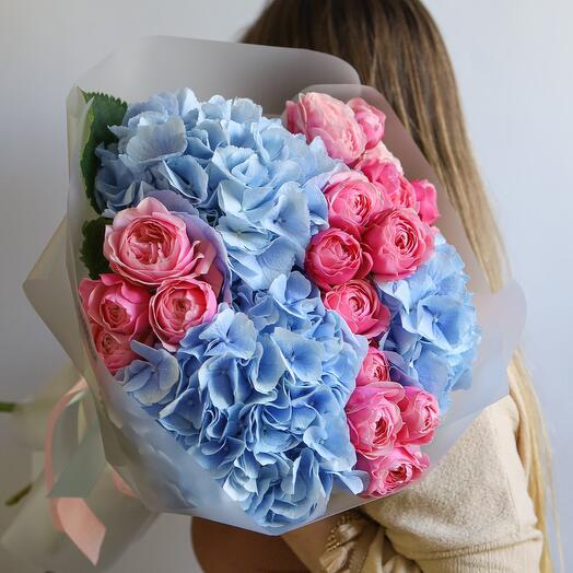 Сильва Пинк и гортензии 🧊💗