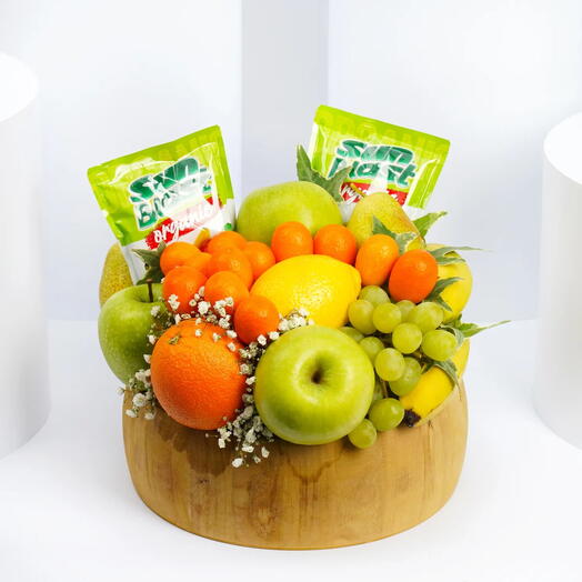 Mini Fruit and Juice Basket