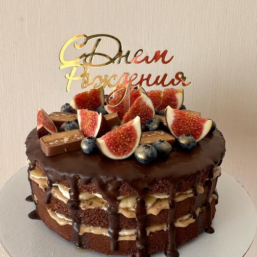 Sugar-free Snickers cake