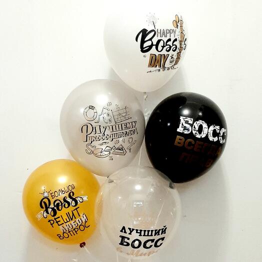 Фонтан гелиевых шаров ЛУЧШЕМУ РУКОВОДИТЕЛЮ