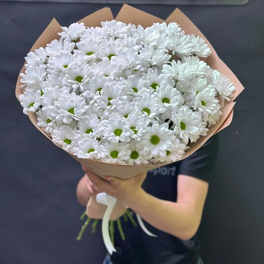 Букет из 15 хризантем