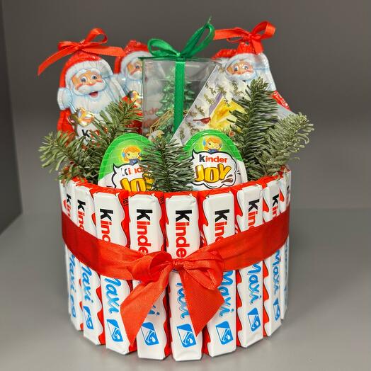 Новагодный шоколадный набор Kinder, Вкусные наборы в Москве, купить по ...