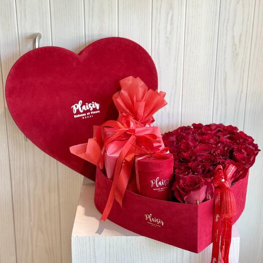 XL Red Heart Giftset