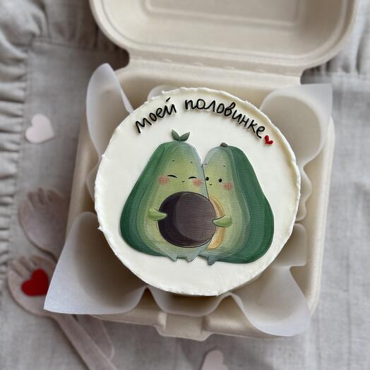 Bento cake for February 14th for "My soulmate"