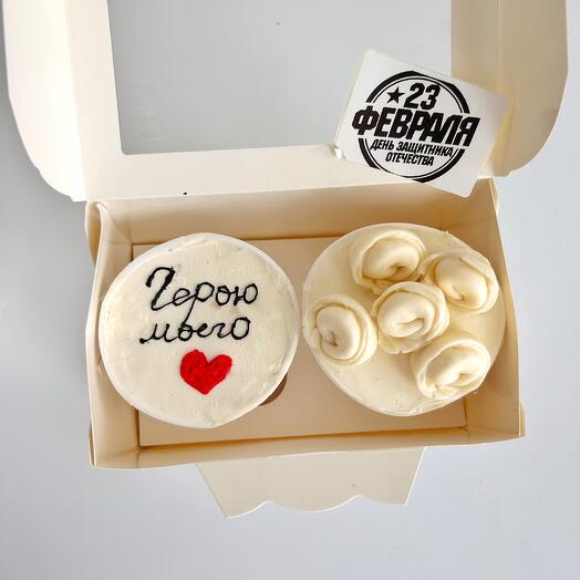 Cake to go с шоколадными пельменями в подарок парню, мужу, мужчине, папе (любая надпись)