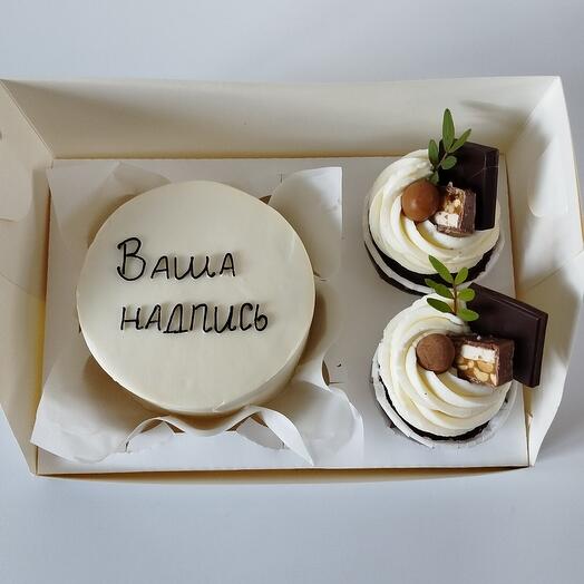 Набір Бенто-торт і капкейки (2 шт)