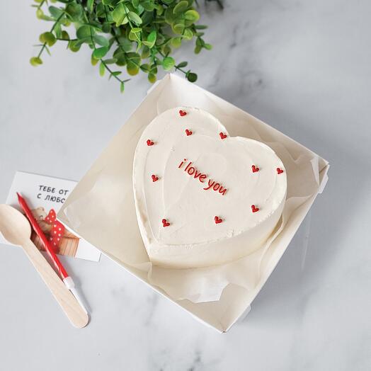 Бенто-торт I love you, на 14 февраля ️