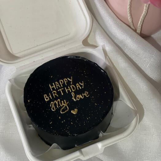 Бенто торт "happy birthday my love"