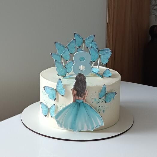 Торт для девочки 2 кг