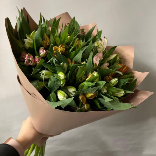 МИКС 15 нежных альстромерий🥰