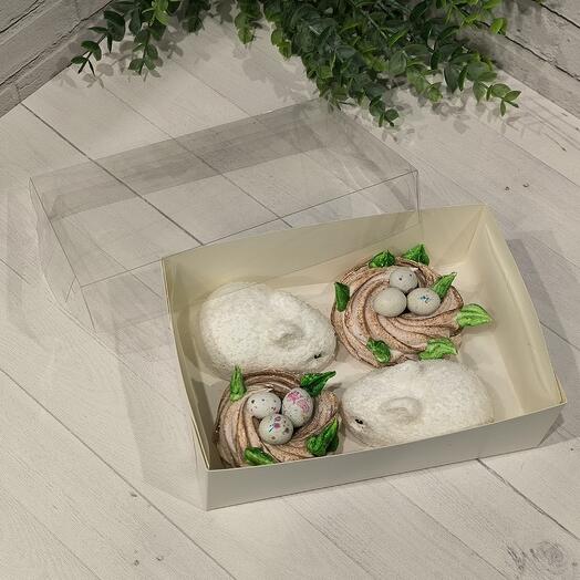 Зефирные гнездышки и кролики
