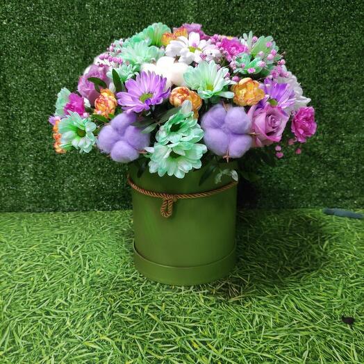 Хризантема с хлопком