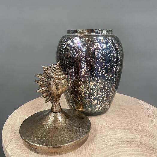 Ваза с крышкой «Морская раковина»