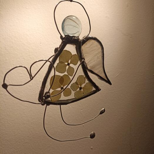 Электронный Подарочный сертификат на витражный мастер класс Ангел-герьарий