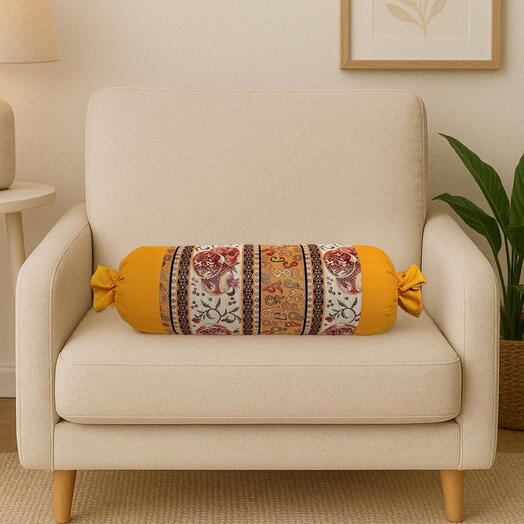Decorative pillow souvenir "Sun and pomegranates". Decorative pillow Sun and pomegranate