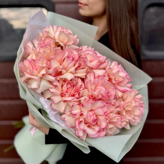 Букет| нежных Французских роз 11шт