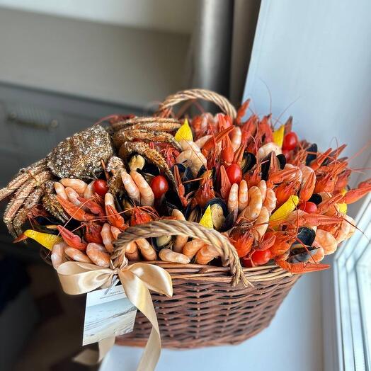 Корзина  из морепродуктов