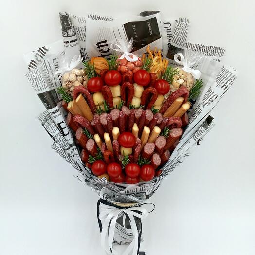 Мужской букет "Ассорти" размер М