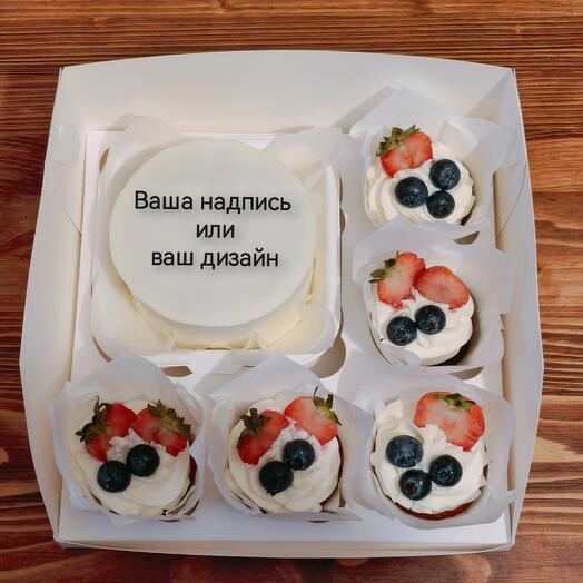 Бенто с капкейками с вашим дизайном