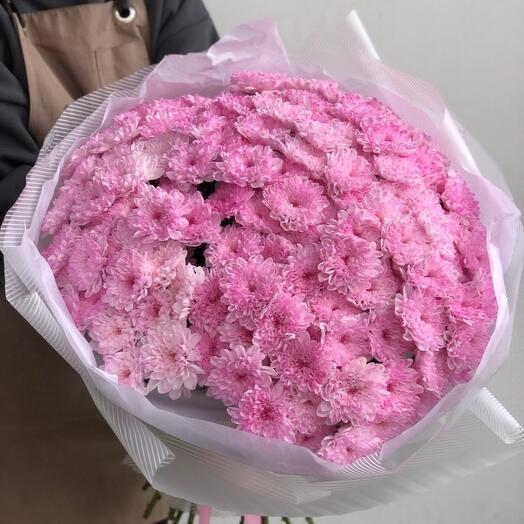 29 хризантем Розовых Алтай