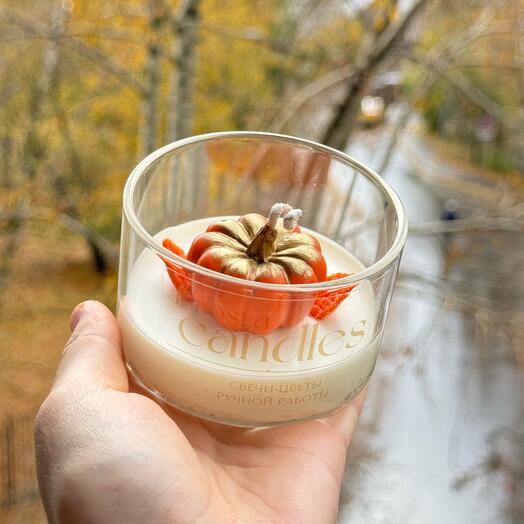 Свеча «спелая тыква»
