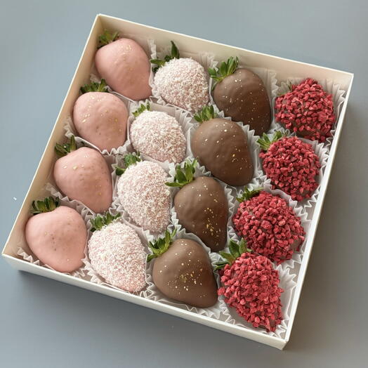 Клубника в шоколаде 20*20