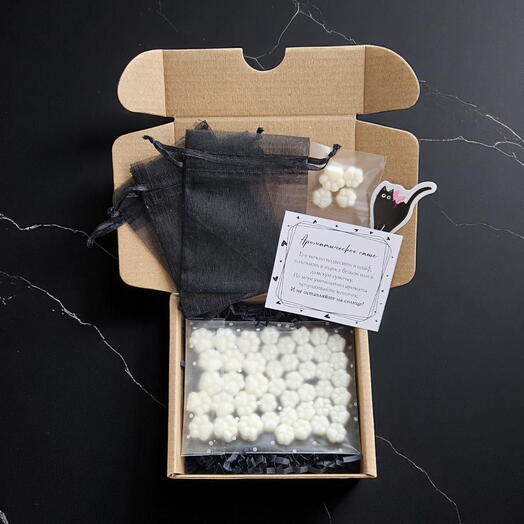 Ароматическое саше для белья в шкаф, аромасаше 45 штук + 3 мешочка, на подарок