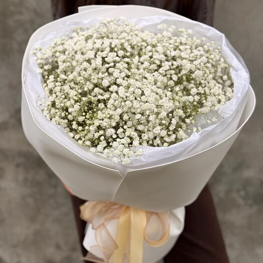 Кружевной букет из гипсофилы 🤍