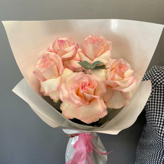 Букет из 5 Французских роз Эсперанс