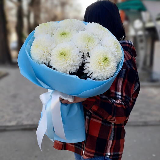 Букетик из хризантем 9 шт