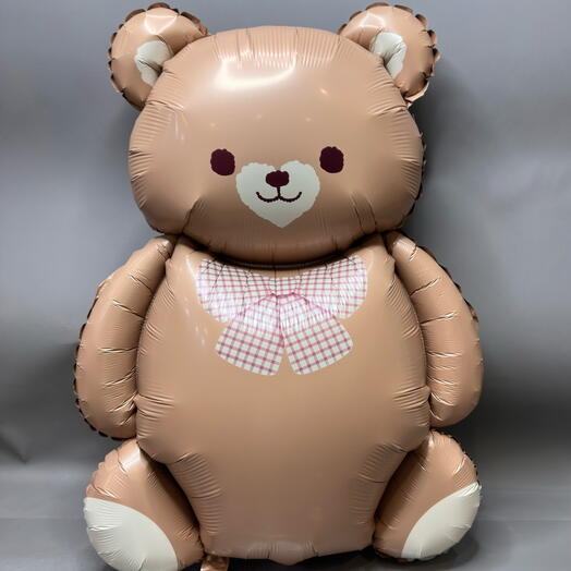 Воздушный мишка  с бантом