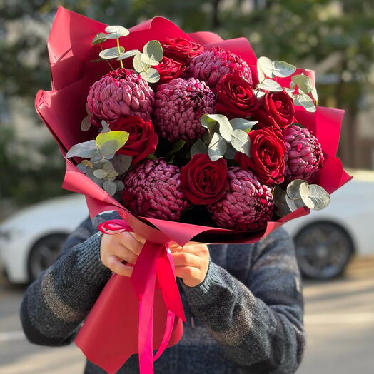 Букет хризантемы Бигуди ♥️