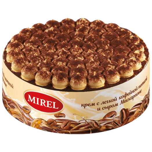 Торт Mirel Тирамису, 750г. замороженный