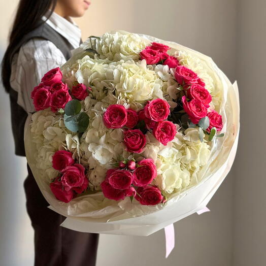 Букет "Облачко из цветов"