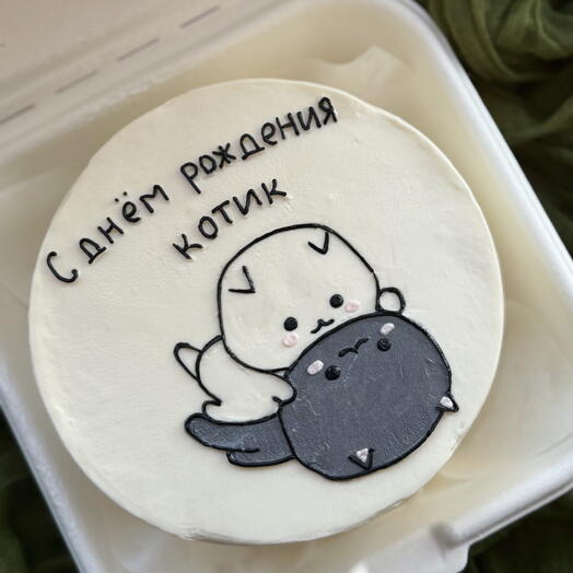 Бенто торт «Котики»