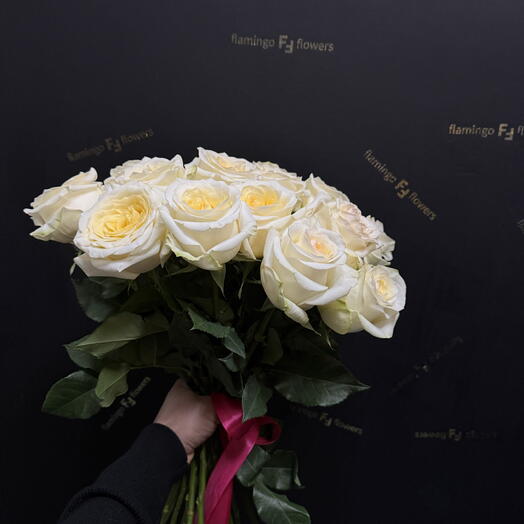Монобукет из 19 пионовидных роз