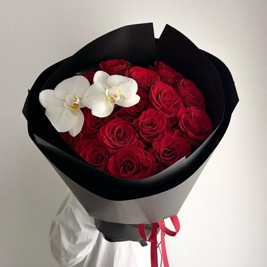 Букет red heart
