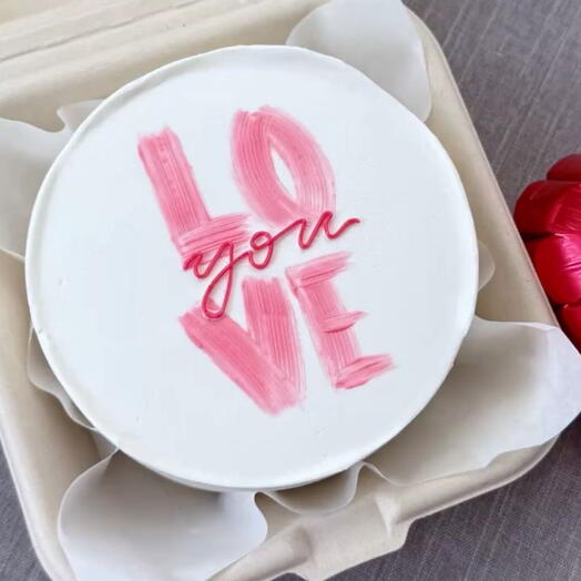 Бенто торт love you