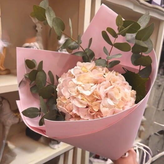 Монобукет из гортензии 🌸🌿