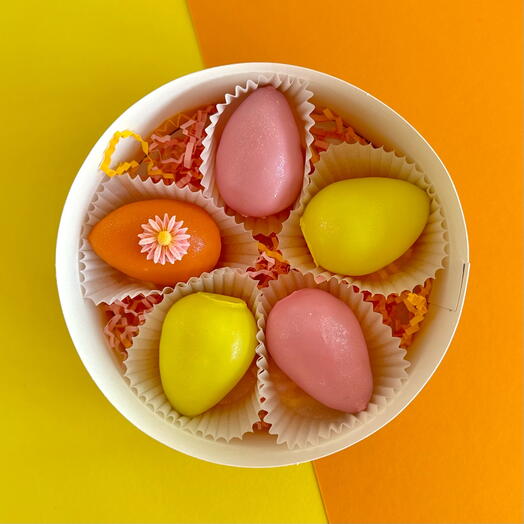 💛Шоколадные пасхальные яйца с пирожным «картошка» внутри, на пасху, на праздник, в подарок, маме, сестре, ребенку, подруге