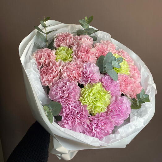 Трендовый букет из диантусов🌸