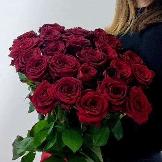 25 роз 50 см
