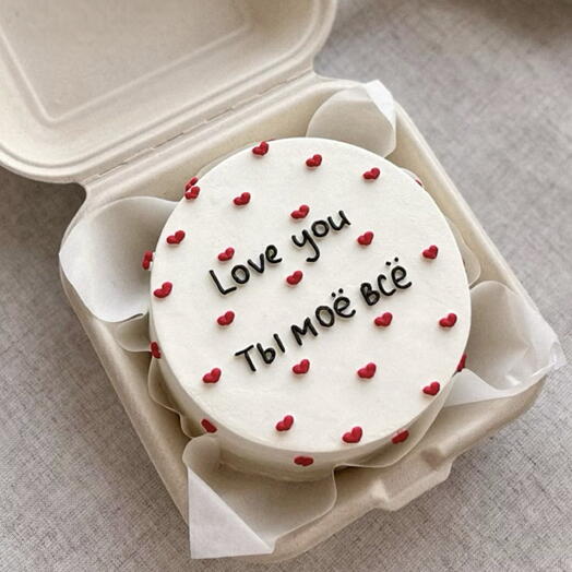 Бенто торт love you мужу, жене, другу, подруге, девушке, парню